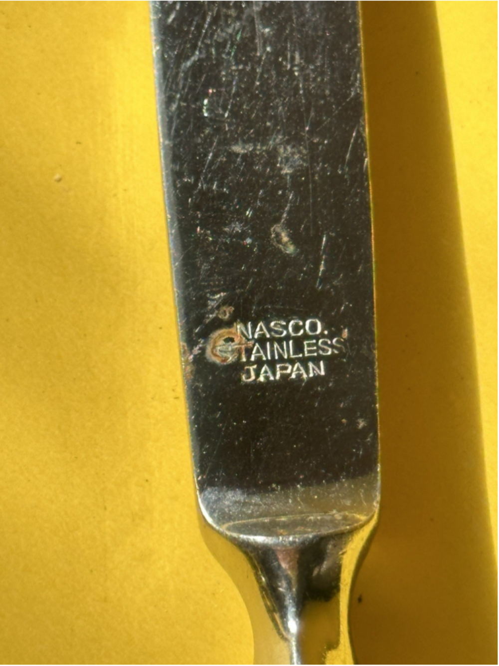 Vtg Nasco Stainless Steel Japan 4 Piece Butter Knife Set - Picture 3 of 3